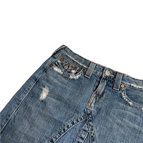 Early 00s True Religion Denim Skirt - Picture 4 of 6